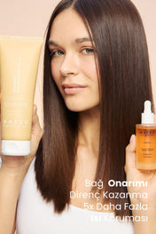 Matsu Creamask Leave-In Bond Repairing Conditioner and Luxeoil Argan Oil Dual Advantage Care Set