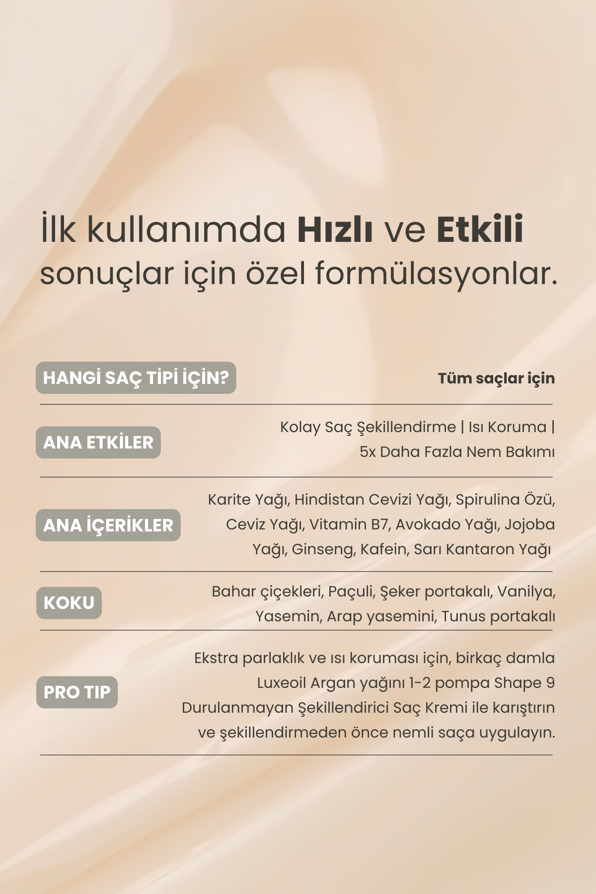 Shape 9 Durulanmayan Şekillendirici Bakım Kremi