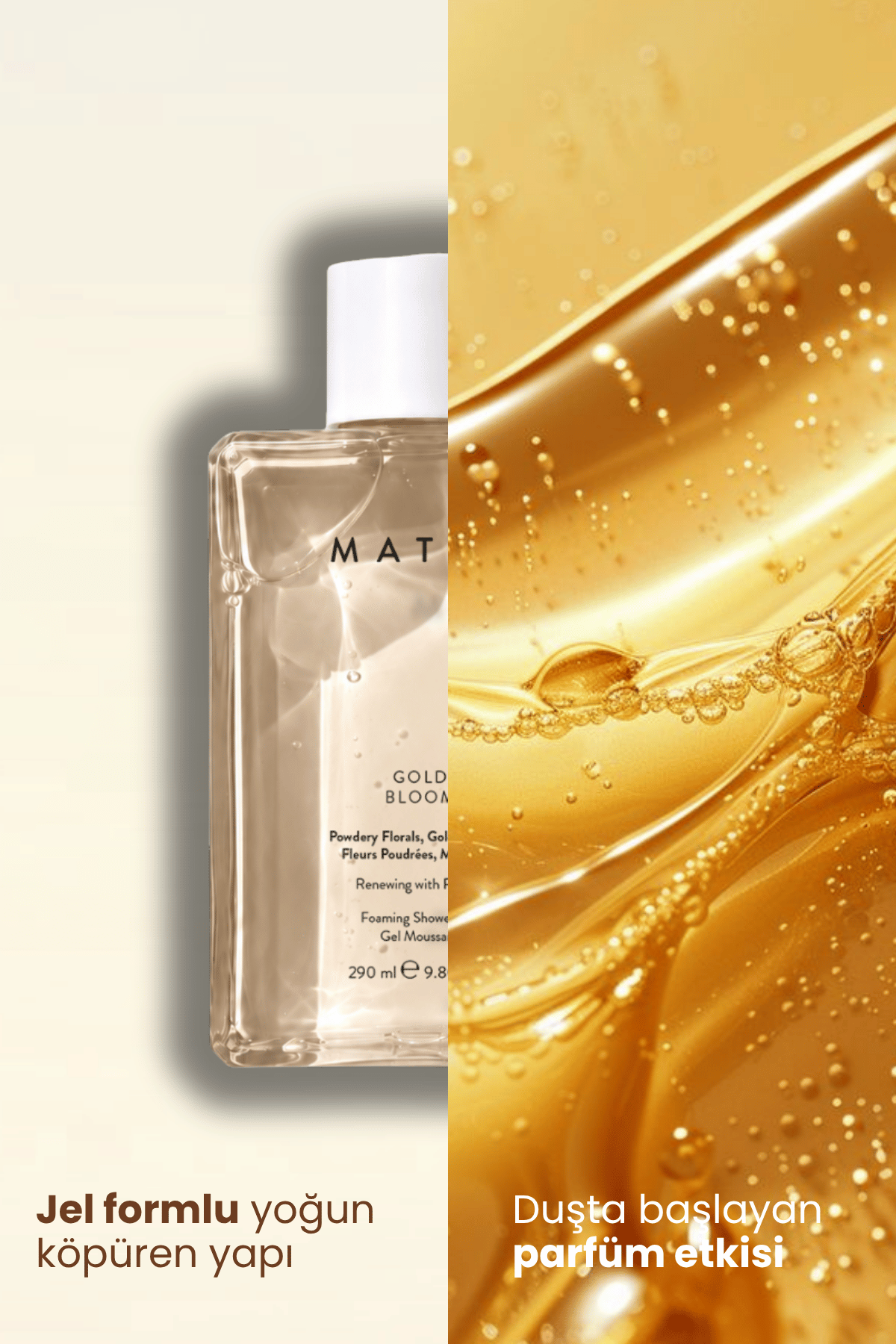 Gold Bloom Çiçeksi Aromatik PDRN Duş Jeli