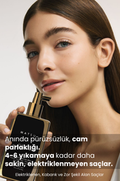 Silk Glaze Isı ile Aktive Olan Elektriklenme & Kabarma Karşıtı Saç Spreyi – Anti-Frizz Cam Parlaklığı Etkisi