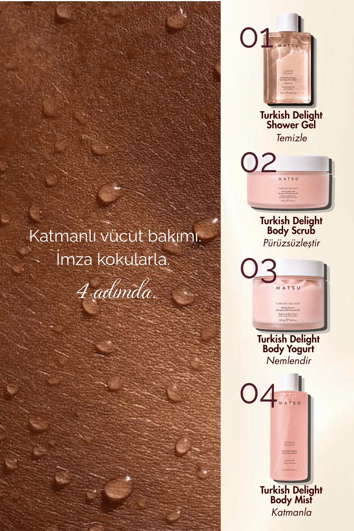 Turkish Delight Güllü Vücut Misti
