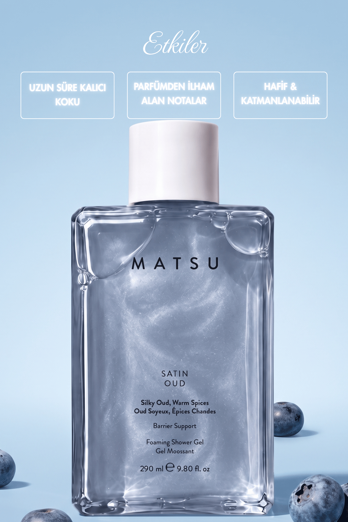 Satin Oud Odunsu Aromatik Duş Jeli