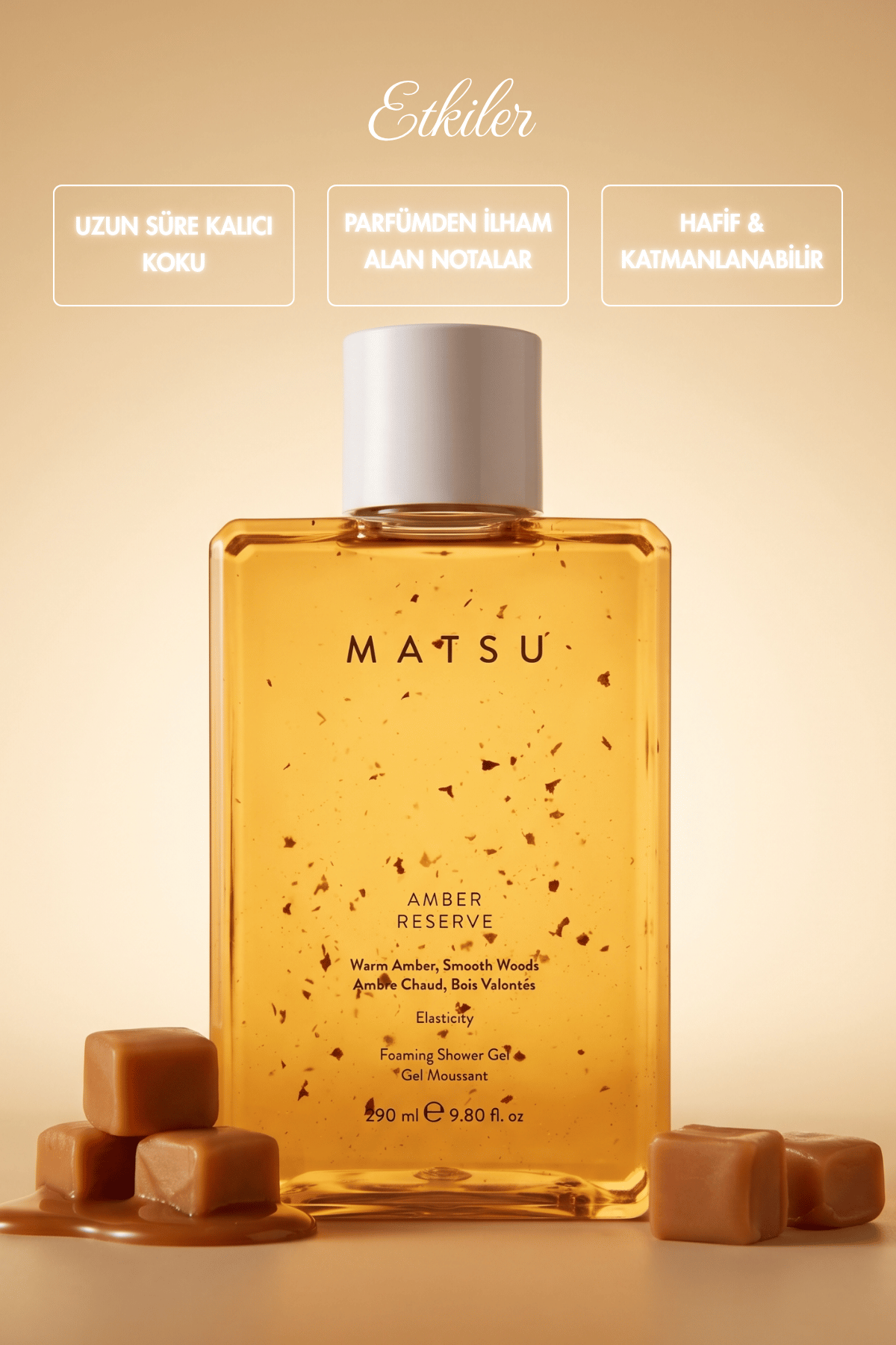 Amber Reserve Amberli Aromatik PDRN Duş Jeli