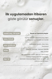 Intensive Repair 3’lü Profesyonel Onarım Seti (Şampuan + Maske + Serum)