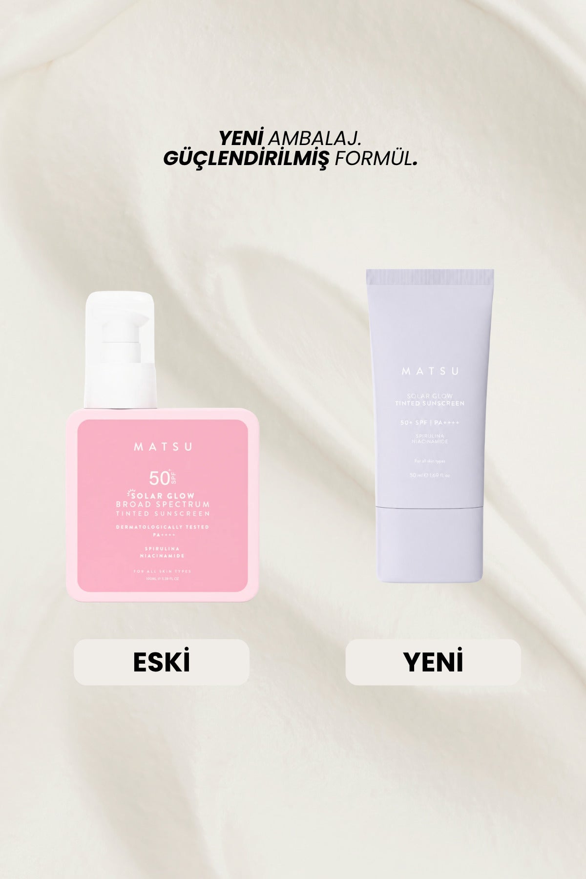 Solar Glow | SPF50+ Tinted Renkli Güneş Kremi 50 ml