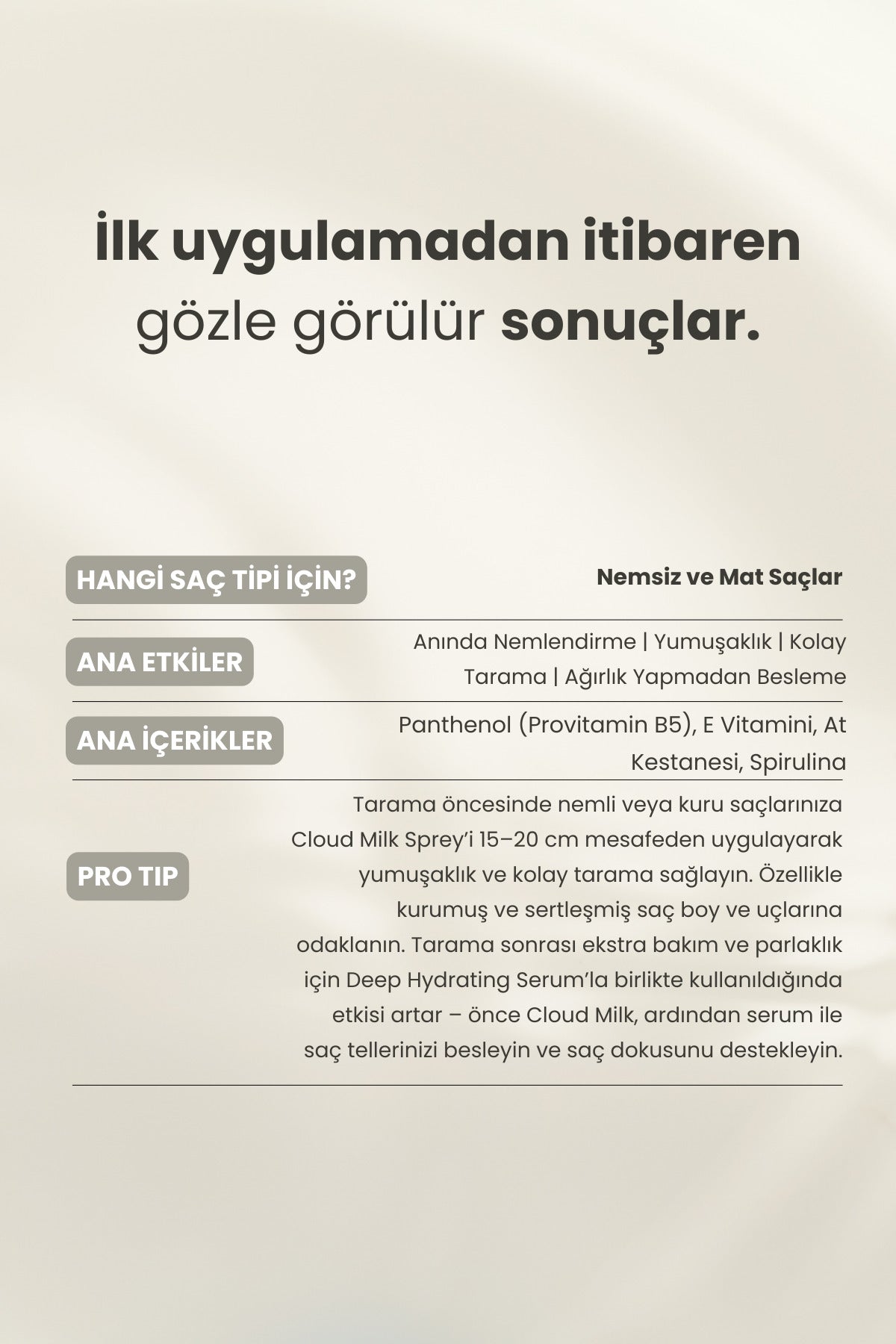 Cloud Milk | Yoğun Nemlendirici Saç Sütü 200 ml