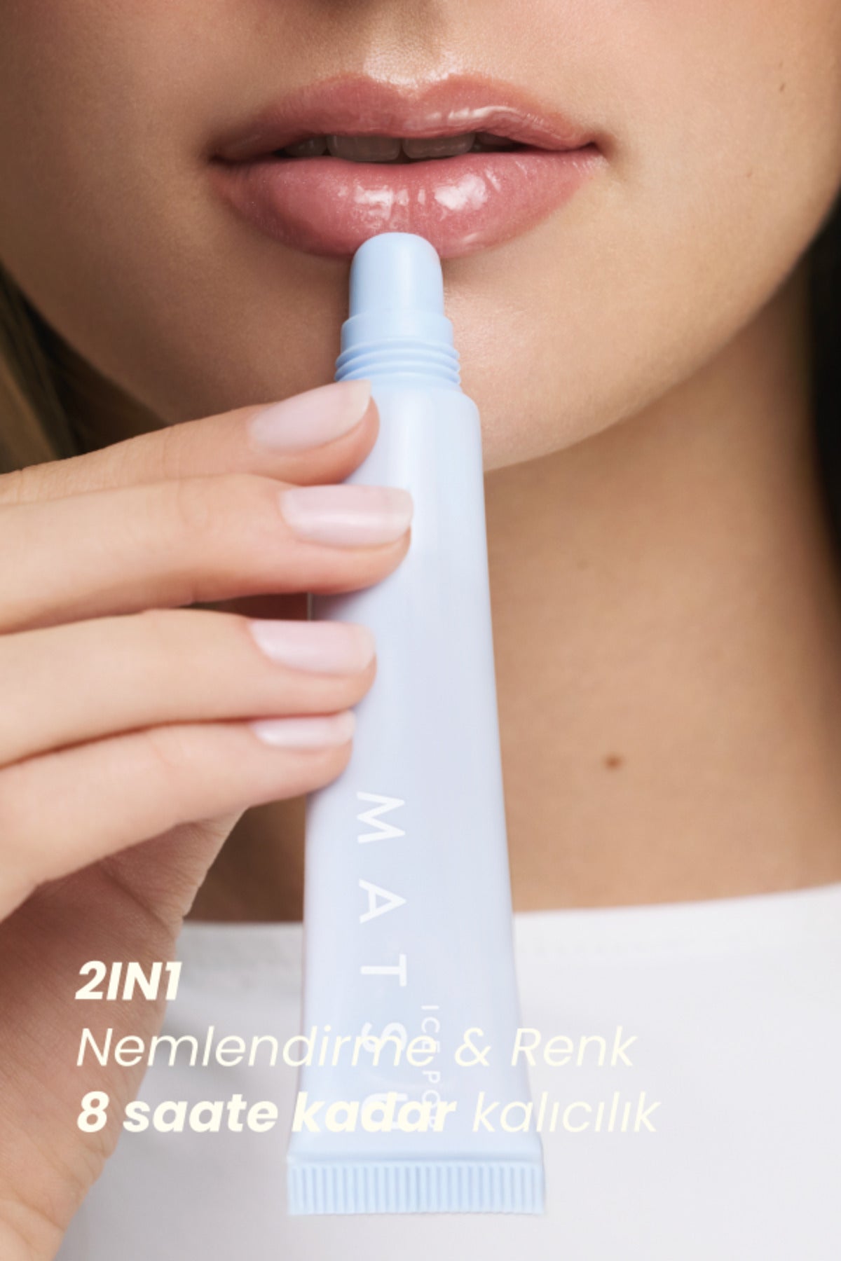 Ice pop| 2in1 Farbgebender & Feuchtigkeitsspendender Glänzender Lip Balm 10 ml