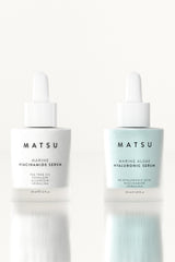 Hyaluronsäure und Niacinamid Feuchtigkeitsspendendes Porenverfeinerndes 2er Serum Set