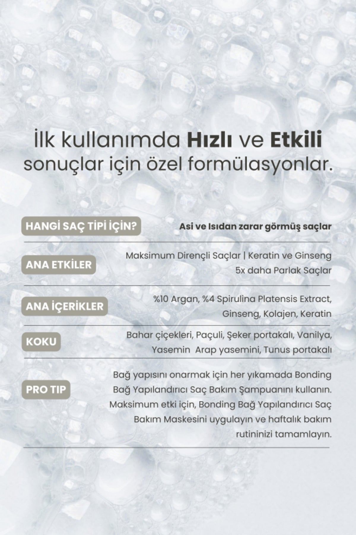 Bonding | Bağ Yapılandırıcı Şampuan 70 ml Seyahat Boy