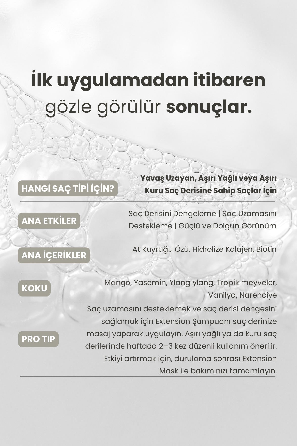 Extension | Saç Derisi Arındırıcı Şampuan 350 ml