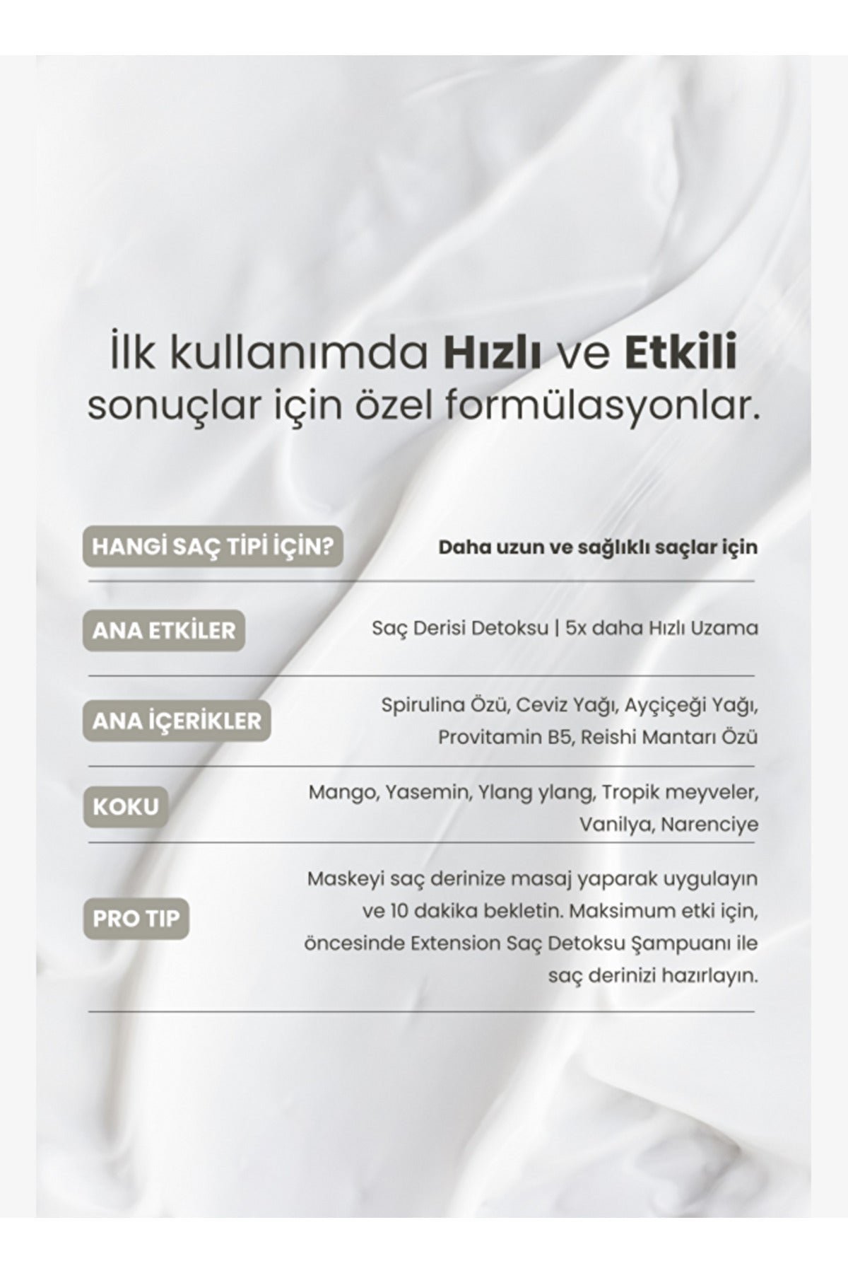 Extension | Saç Derisi Bakım Maskesi 50 ml Seyahat Boy