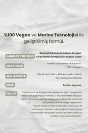Marine Algae |AHA BHA Peeling Tonik %5 Glikolik Asit 100 ml