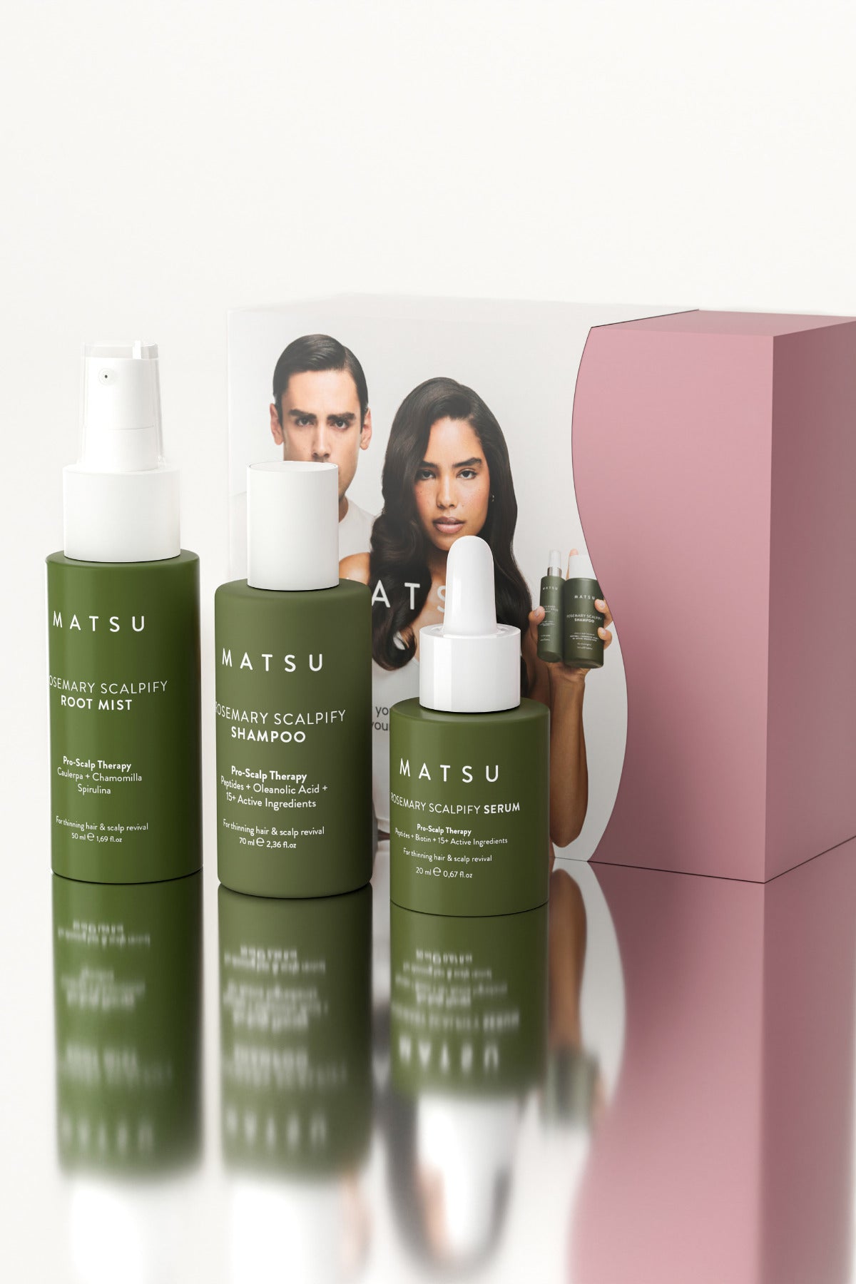 Scalpify Biberiyeli | Saç Derisi Bakım 3’lü Mini Set (Şampuan + Mist + Serum)