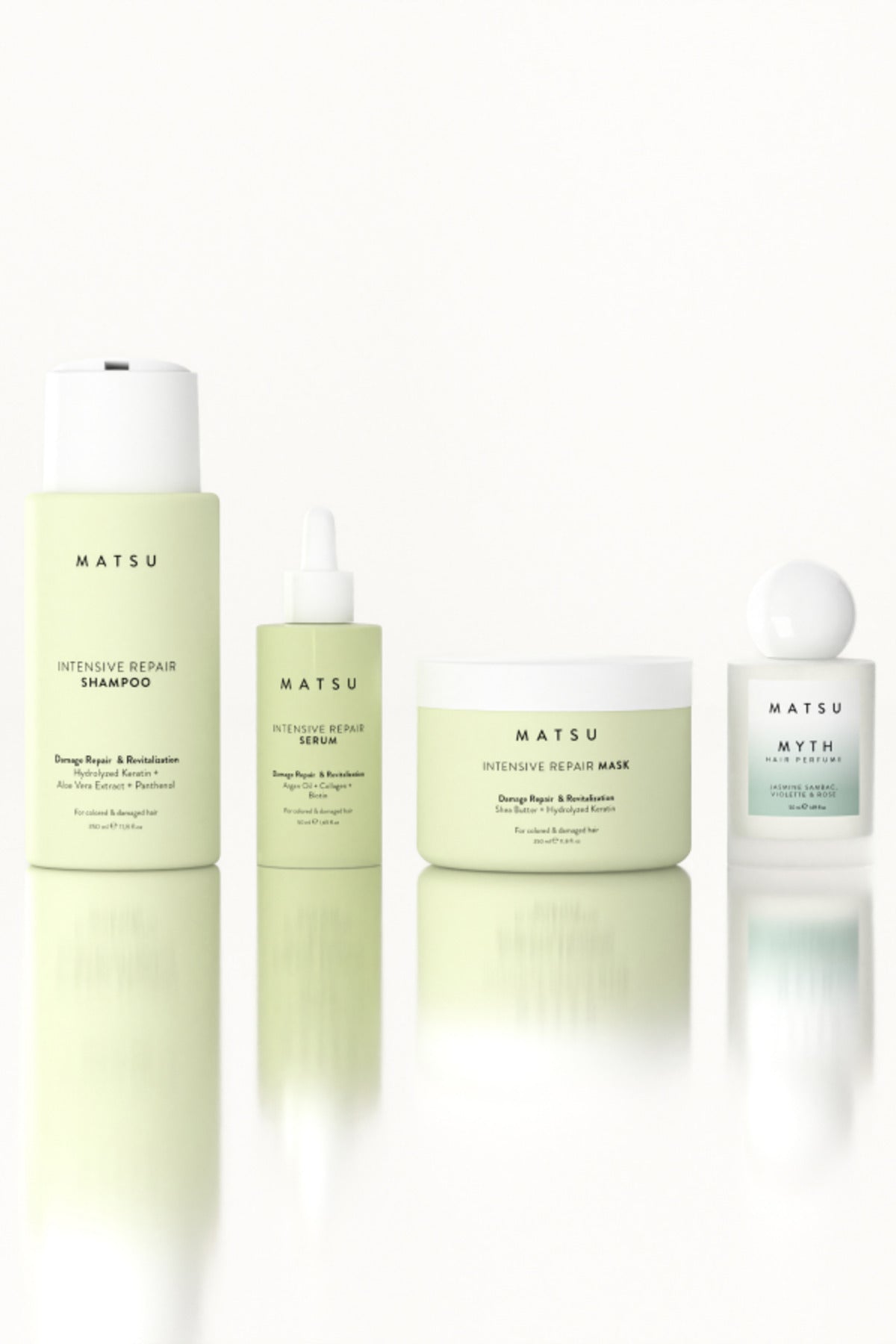 Intensive Repair | Repair & Signature Scent 4-Piece Set (Shampoo + Mask + Serum + Myth)