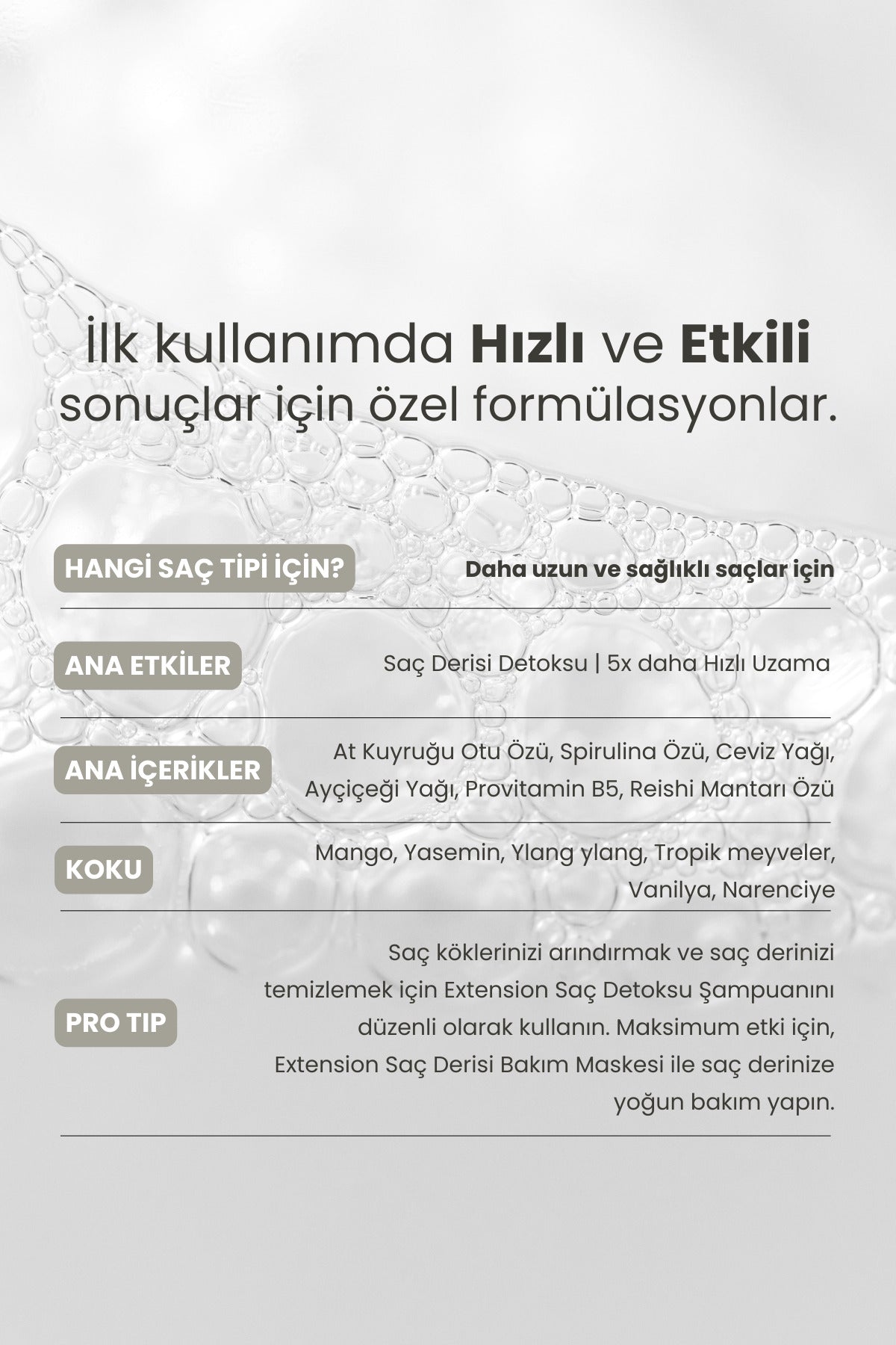Extension | Saç Derisi Arındırıcı Şampuan 70 ml Seyahat Boy