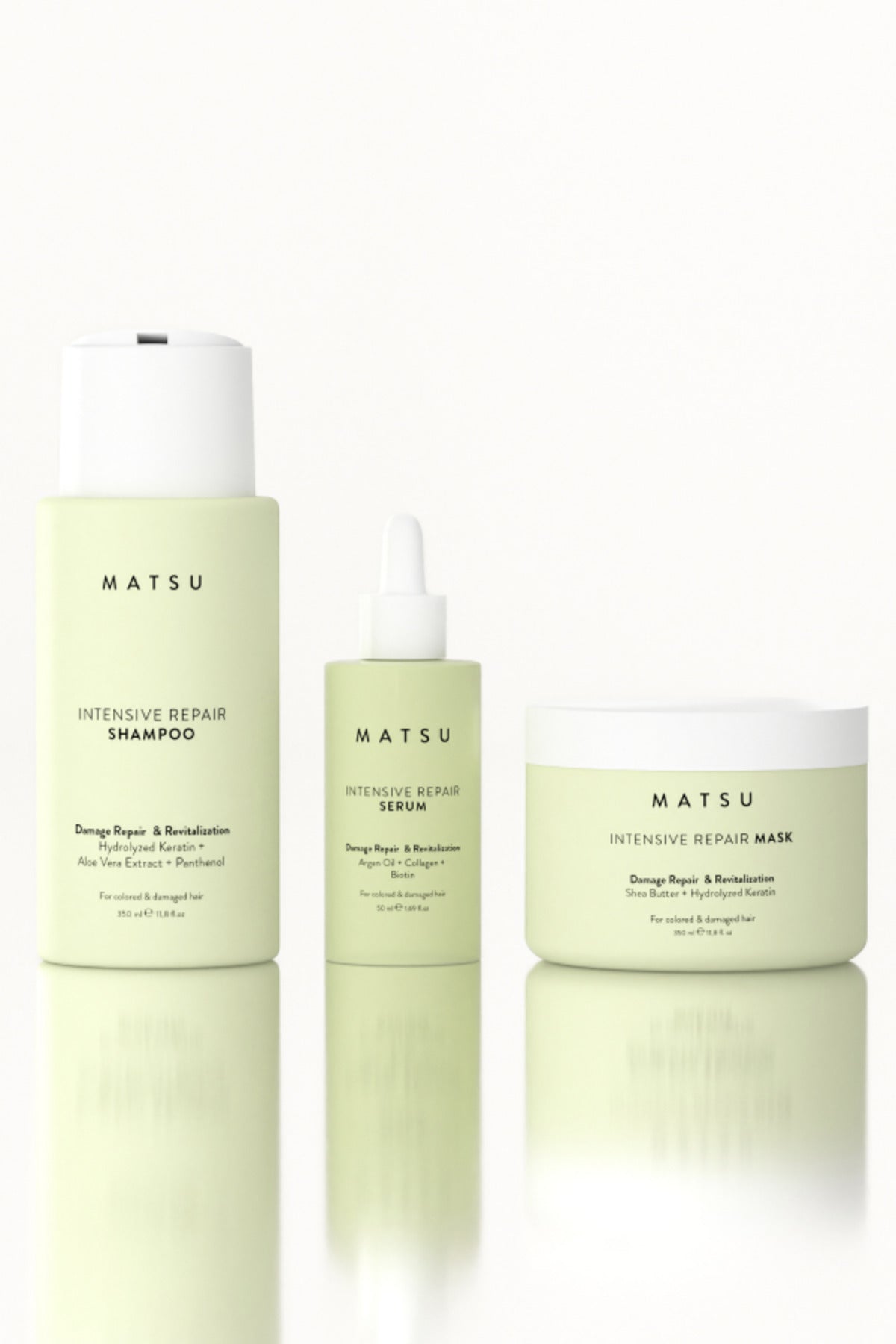 Intensive Repair 3-Piece Professional Repair Set (Shampoo + Mask + Serum)