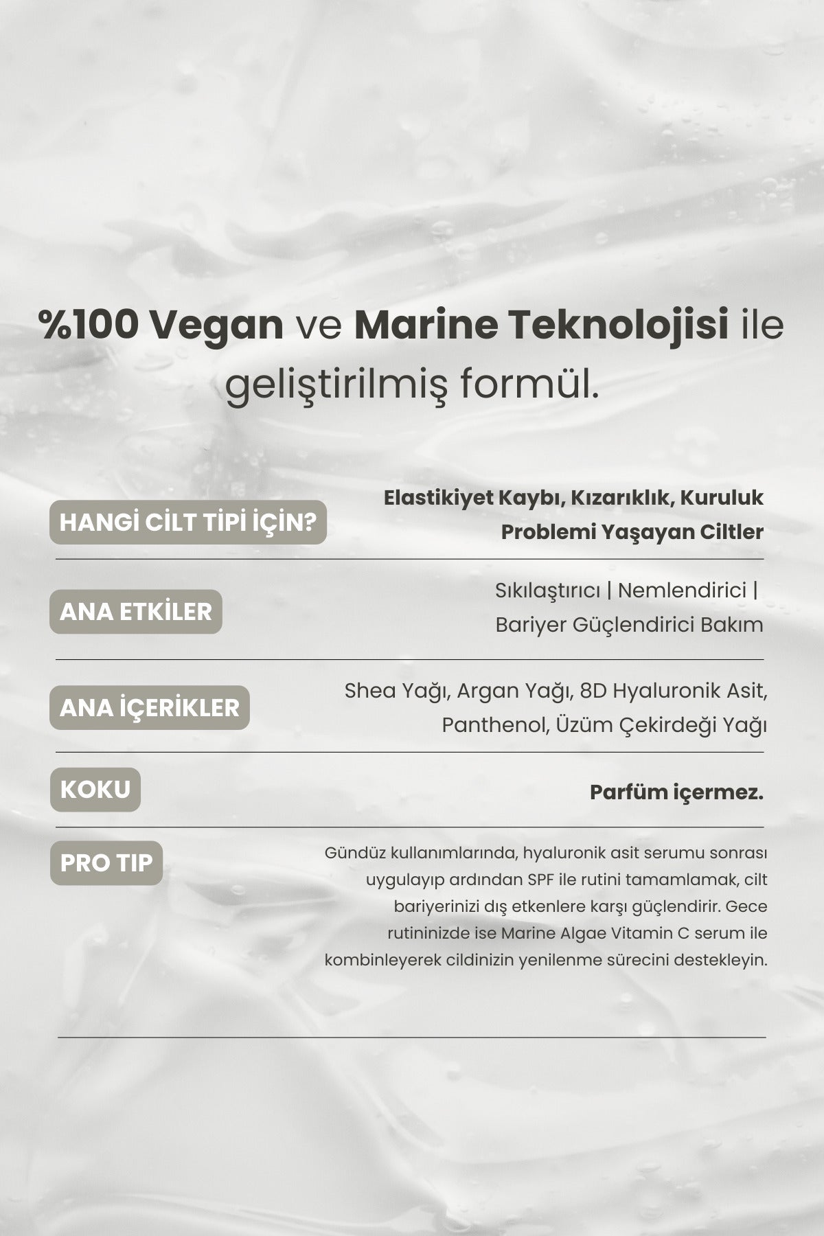 Marine Algae | Peptit & Seramid Bariyer Onarıcı Nemlendirici Krem 50 ml