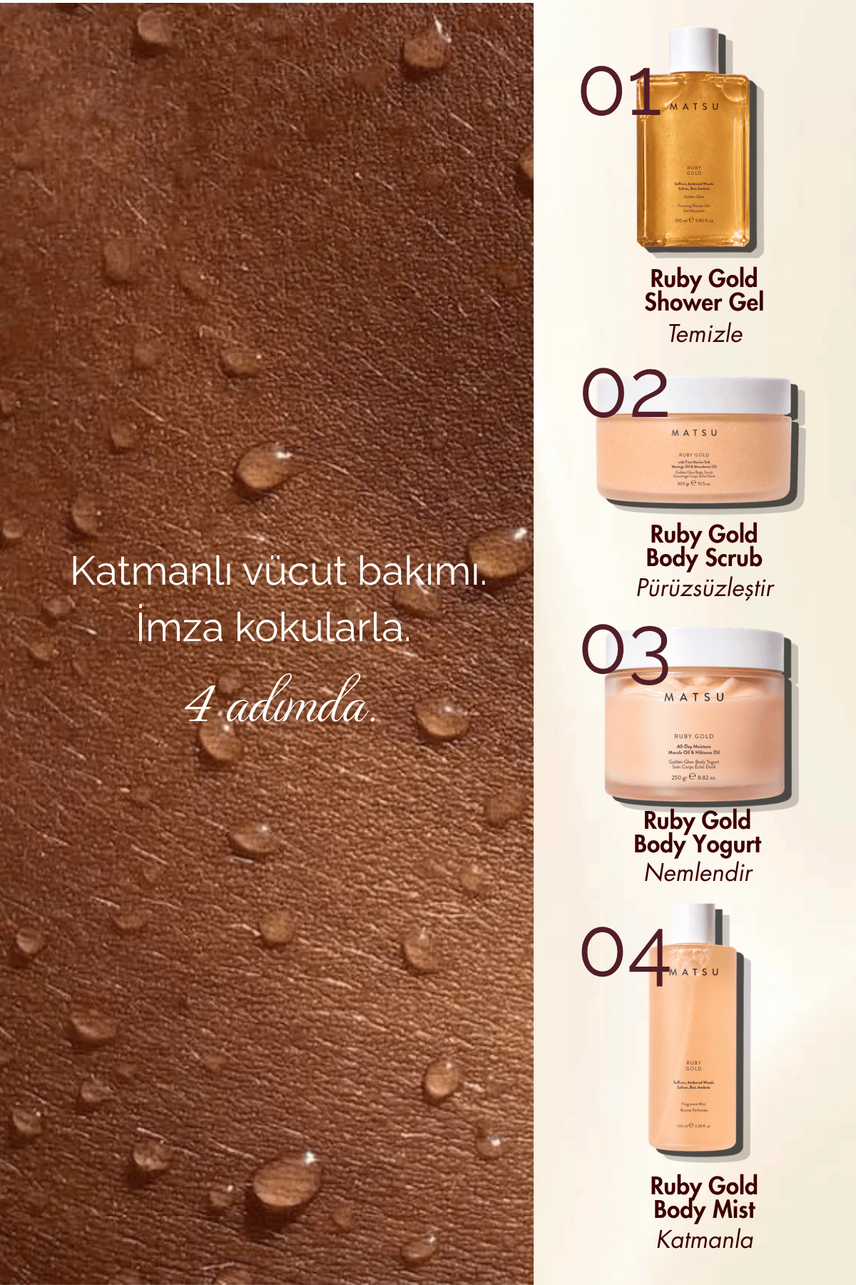 Ruby Gold Amberli Vücut Misti