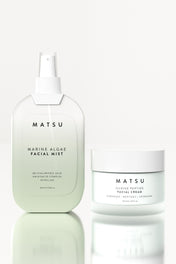 Matsu Marine Algae Peptide Face Cream and Face Mist Duo Skin Care Set