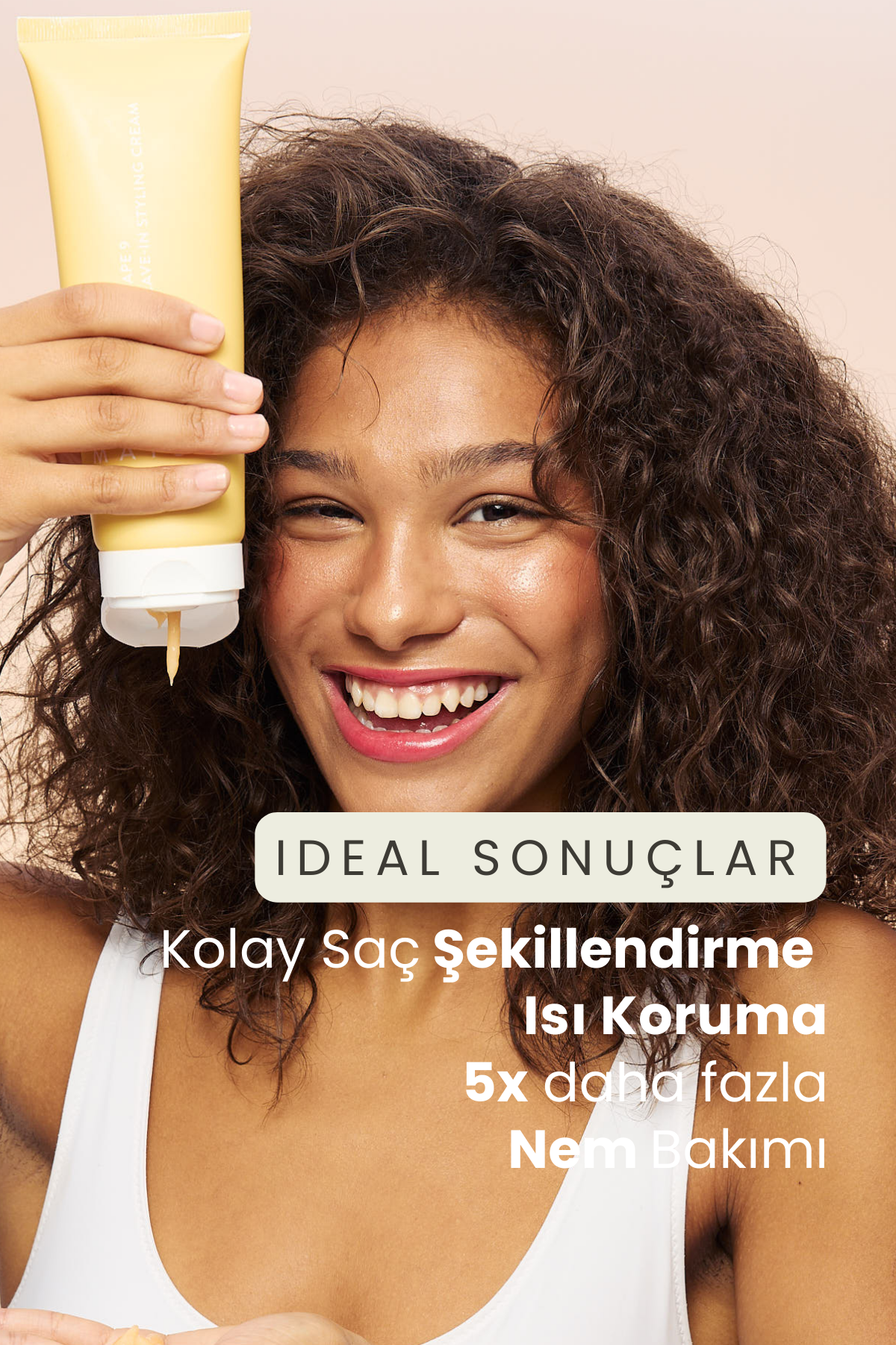 Yoğun Nem ve Kolay Şekillendirme Sağlayan Shape 9 Durulanmayan Bakım Kremi 250 ml