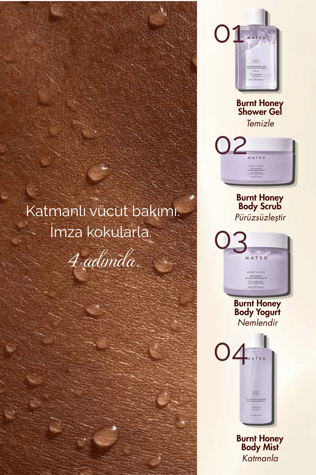 Burnt Honey Ballı Vücut Misti