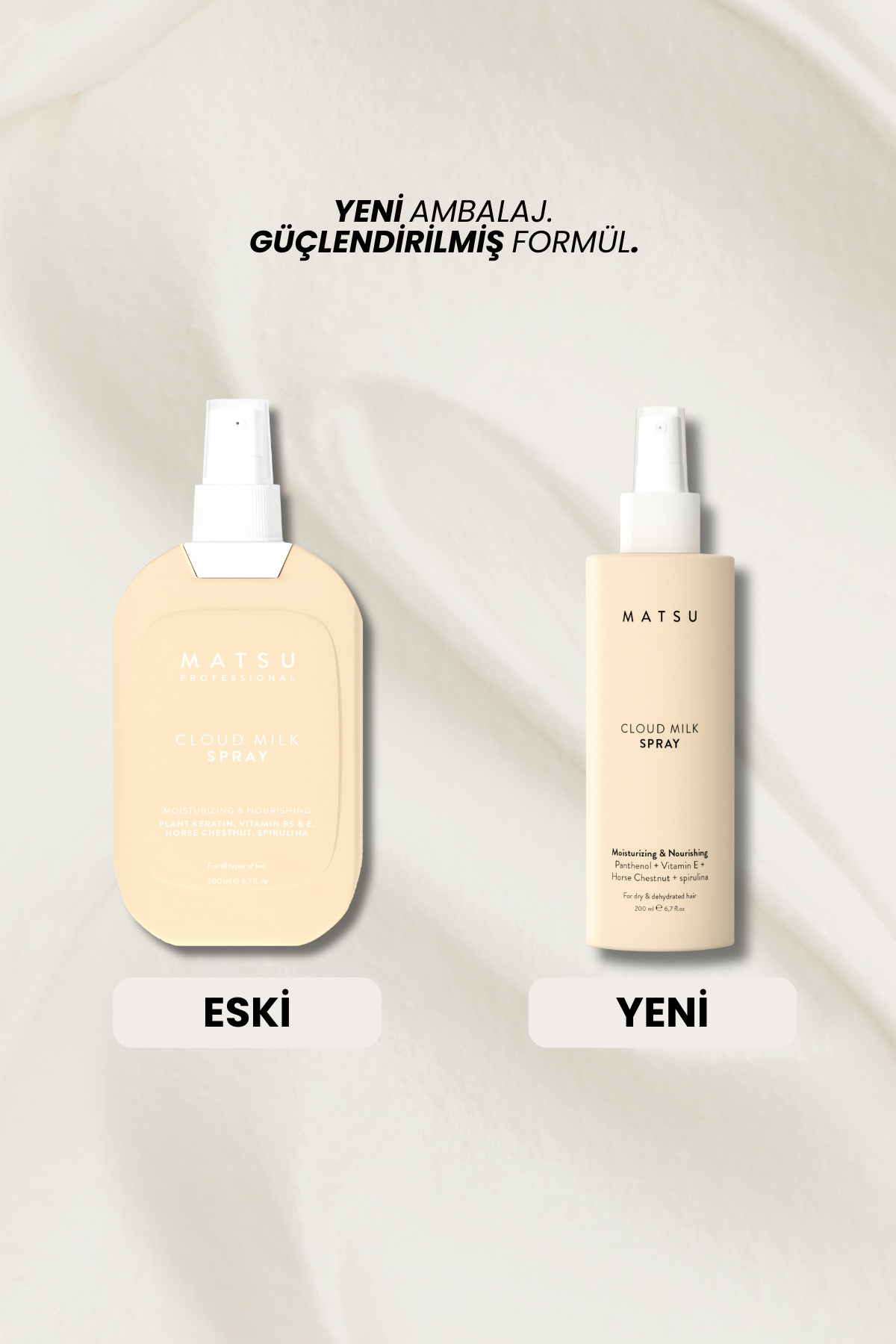 Cloud Milk Panthenol & E Vitamini Nemlendirici Saç Sütü | Kolay Tarama Spreyi 200 ml