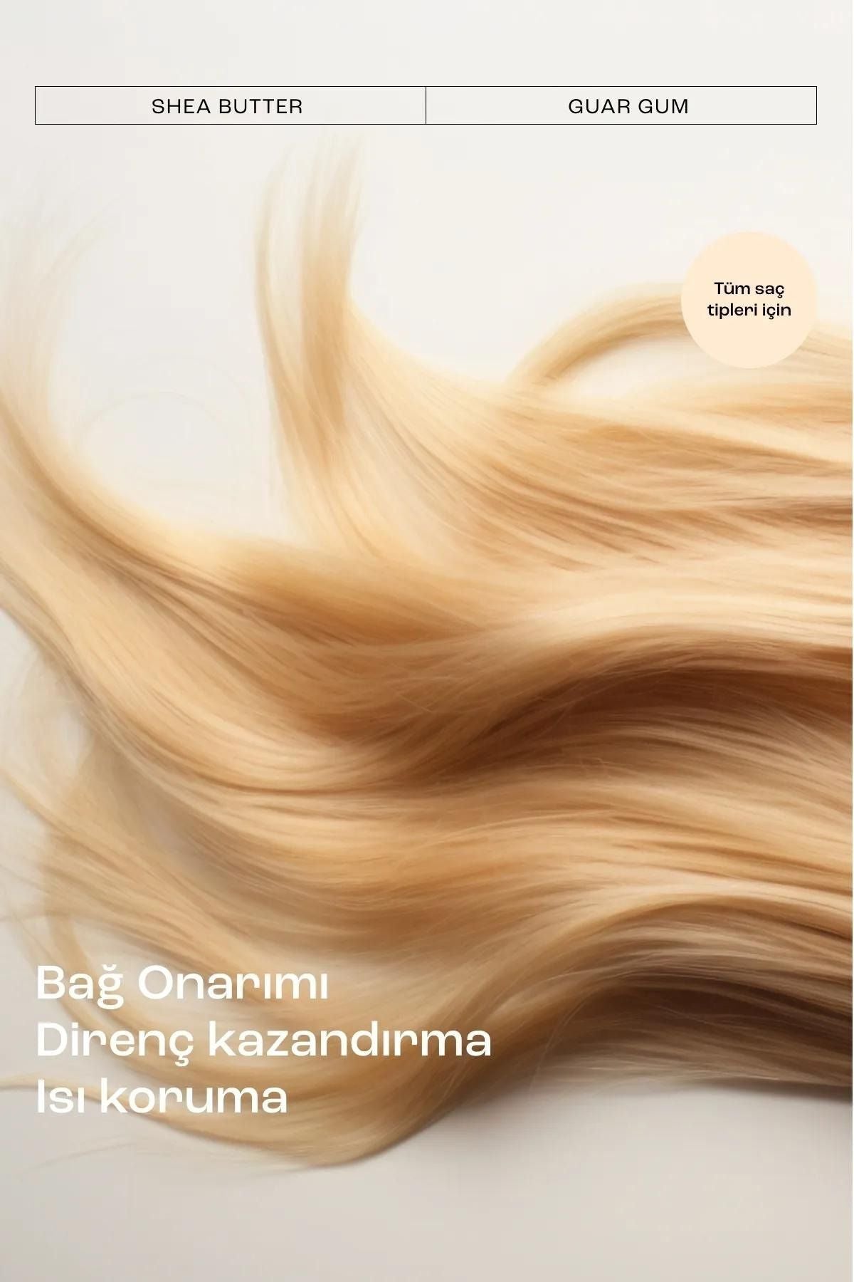 Creamask Bond Repair | Durulanmayan Bağ Onarıcı Bakım Kremi | Kırılma Karşıtı ve Isı Koruması Seyahat Boy 100 ml