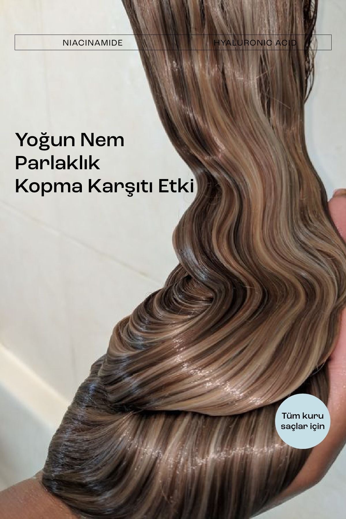 Kuru Saçlar için Yoğun Nemlendirici ve Kopma Karşıtı Deep Hydrating Saç Bakım Şampuanı 100 ml