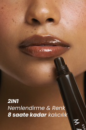 Espresso Glaze| 2in1 Renk Veren & Nemlendirici Parlak Lip Balm 10 ml