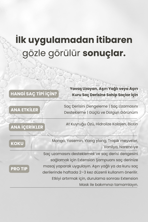 Extension | Saç Derisi Arındırıcı Şampuan 350 ml