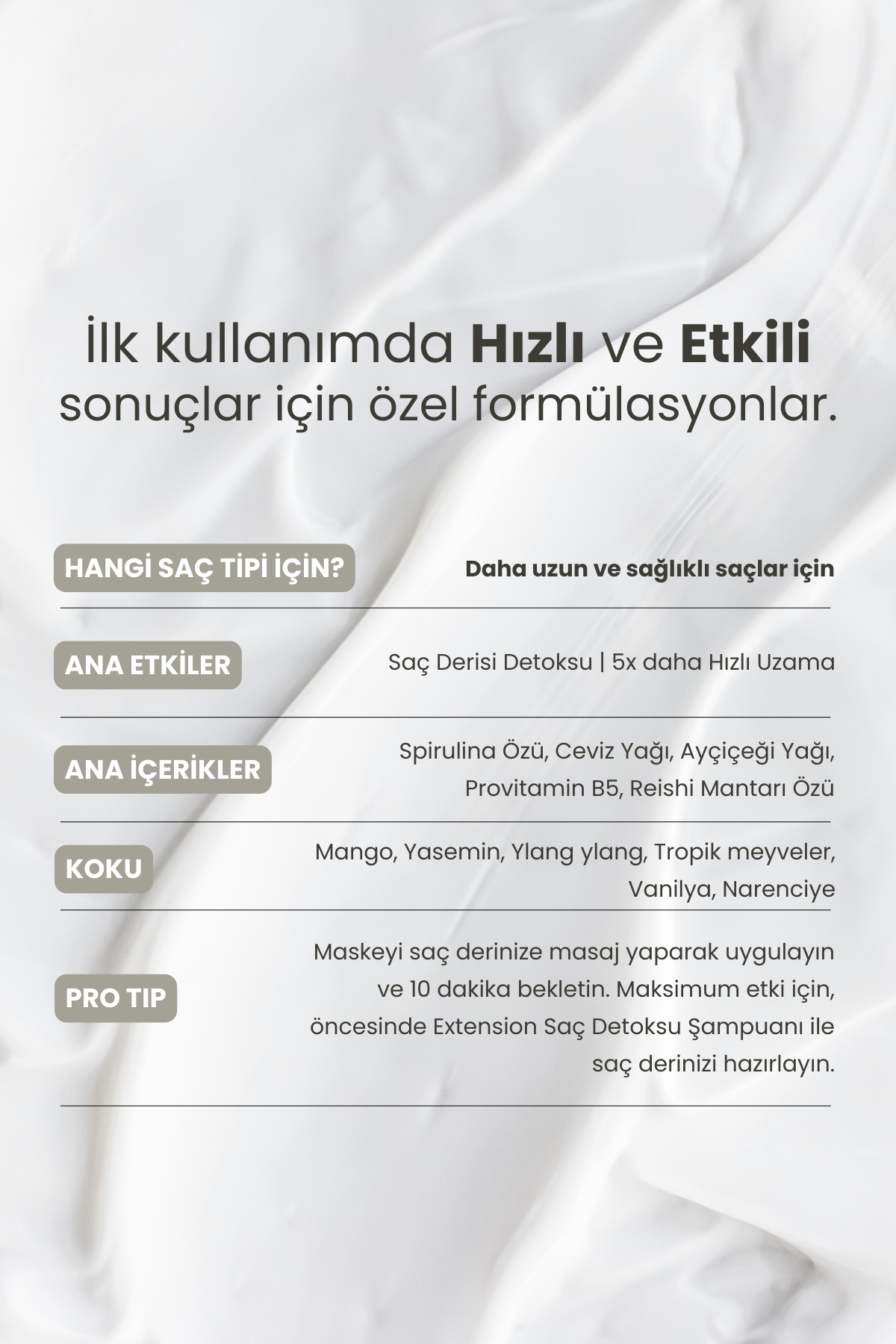 Extension | Saç Derisi Bakım Maskesi 50 ml Seyahat Boy