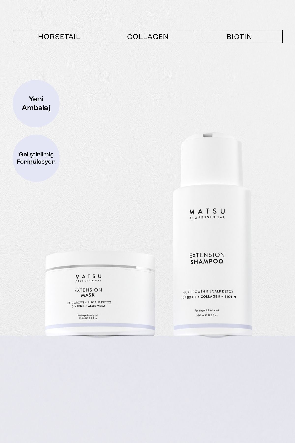 Extension At Kuyruğu & Biotin Hızlı Uzama Destekli Detoks Şampuanı | Saç Derisi Bakımı  Seyahat Boy 100 ml