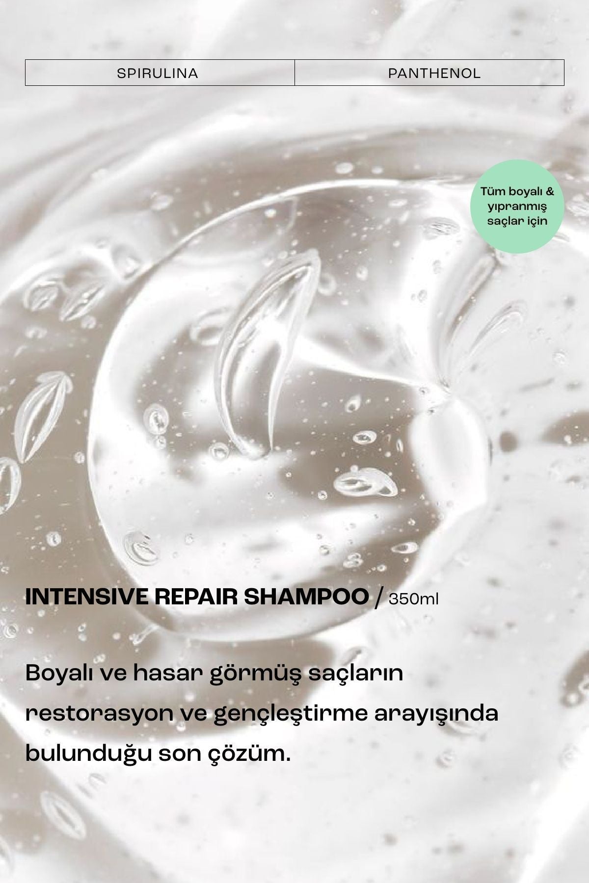 Intensive Repair Boyalı Saçlar için Yoğun Bakım Şampuanı 100 ml Seyahat Boy
