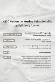 Marine Algae Cleansing Balm | 8D Hyalüronik Asit & Spirulina | Mıknatıs Etkili Arındırma ve Yatıştırıcı Bakım| 150 ml