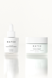 Marine Algae Niacinamide Serum & Peptit Krem Seti - Gözenek Sıkılaştırıcı & Yaşlanma Karşıtı Onarıcı Bakım