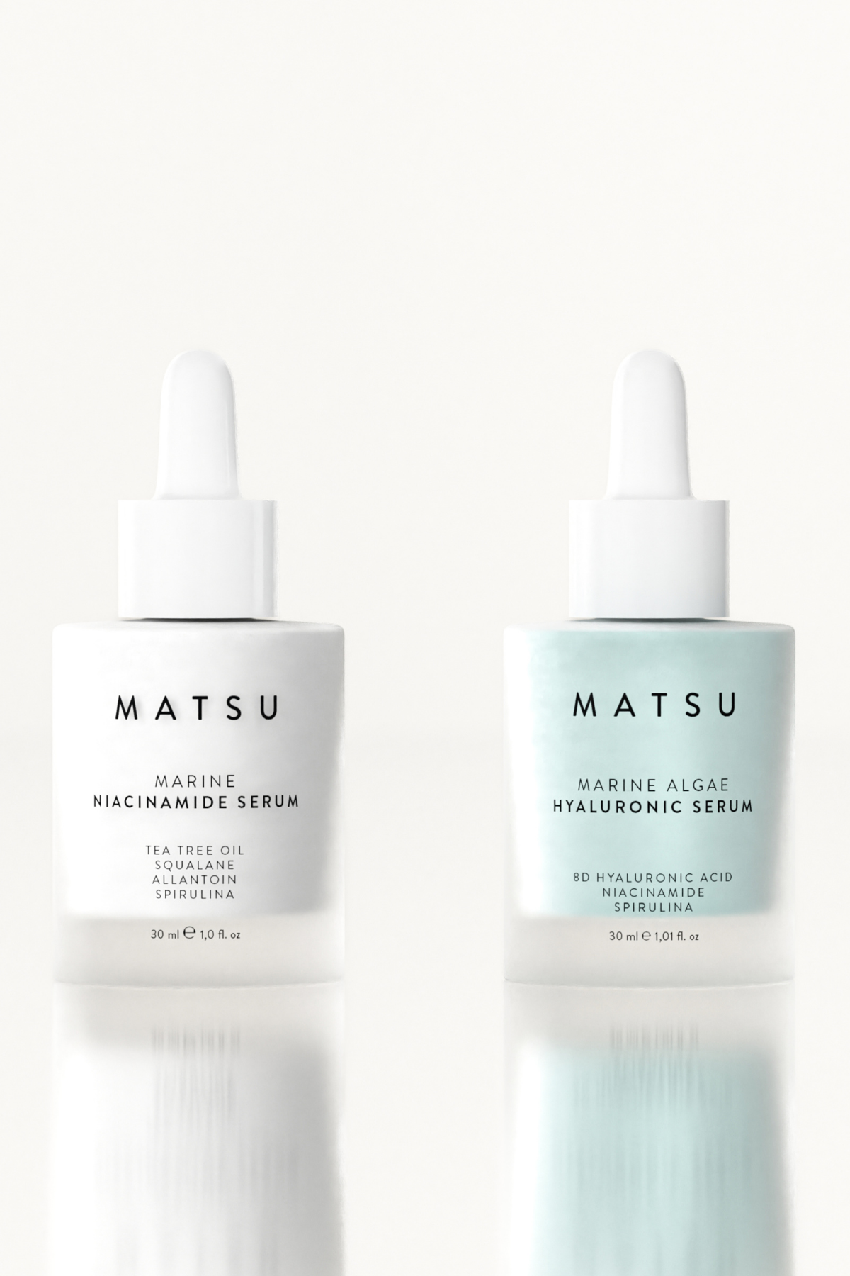 Marine Algae Serum Seti - 8D Hyaluronic Acid & Niacinamide - Nemlendirici & Gözenek Sıkılaştırıcı