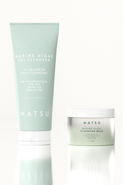 Marine Algae Temizleme Balmı & Jel Seti - Çift Aşamalı Temizlik & Gözenek Karşıtı Arındırıcı Bakım