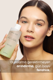 Marine Algae Temizleme Jeli + Micellar Su + Temizleme Yağı Derin Temizleyici ve Arındırıcı Üçlü Cilt Bakım Seti