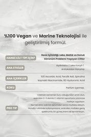 Marine Algae Brightening, Tone Equalizing Vitamin C Serum / 30 ml