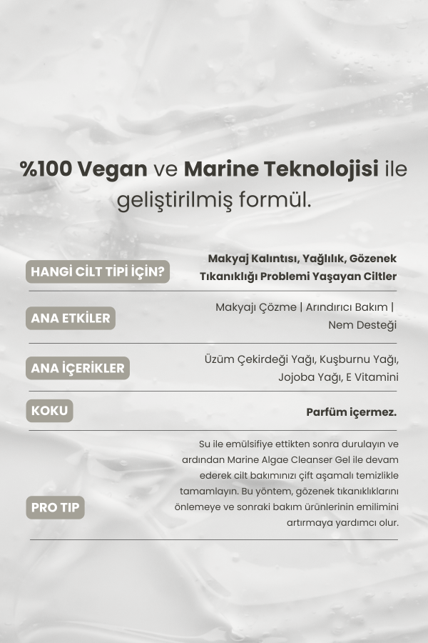 Marine Algae Soothing Facial Cleansing Oil 200 ml