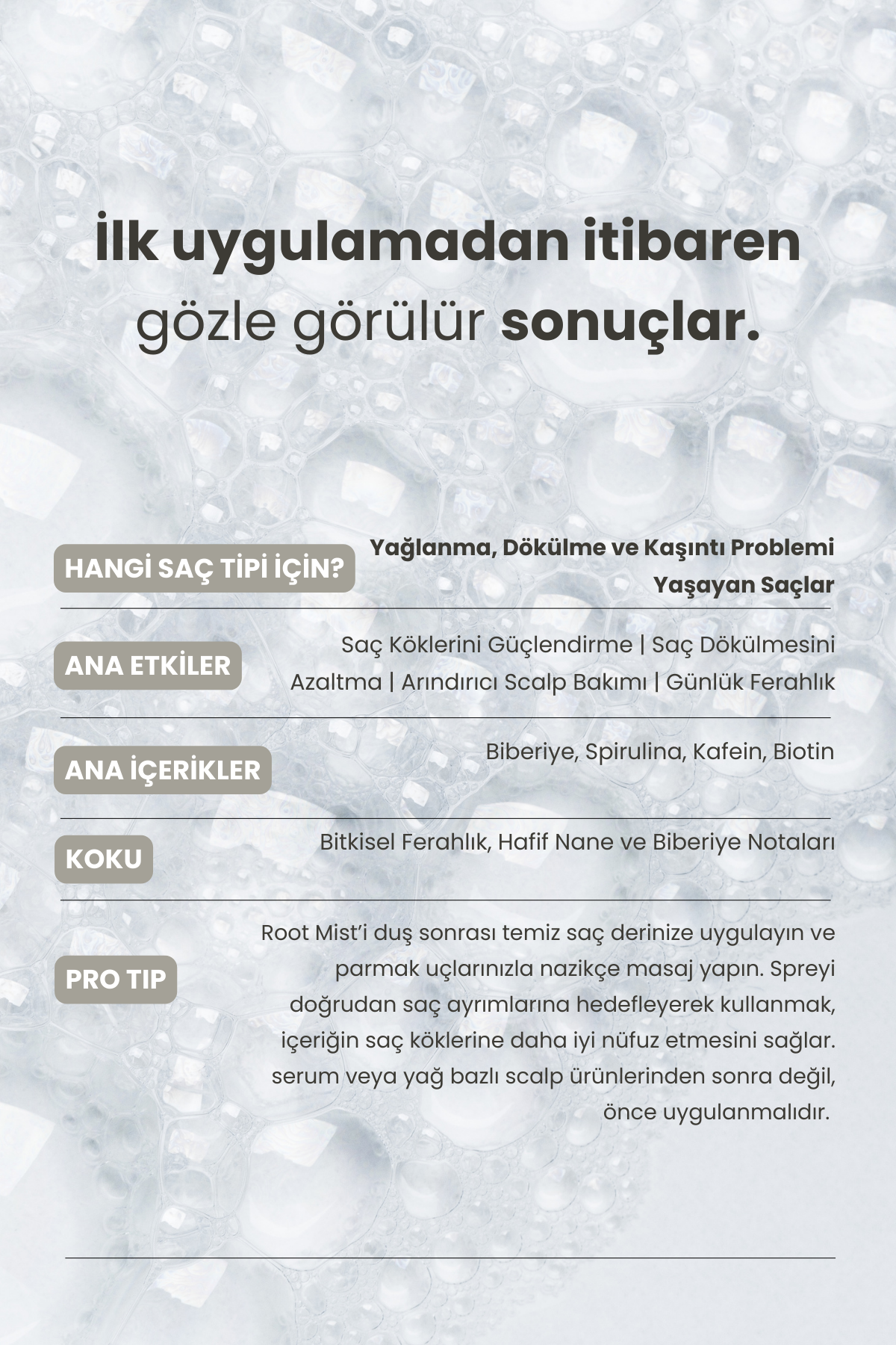 Rosemary Scalpify Biberiye & Kafein Dökülme Karşıtı Saç Toniği | Hacim Veren ve Canlandırıcı Mist Biberiye Suyu 100 ml