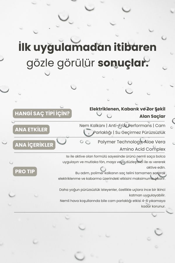 Silk Glaze | Anti-Frizz Cam Parlaklığı Saç Spreyi 200 ml