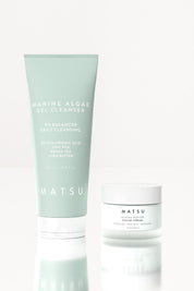 Marine Algae Temizleme Jeli & Peptit Krem Seti - 8D Hyaluronik Asit & Sıkılaştırıcı Onarıcı Bakım