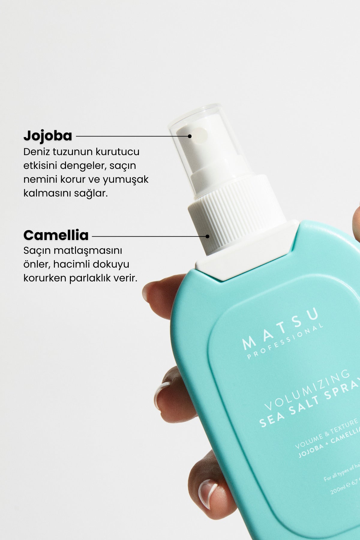 Volumizing Sea Salt Deniz Tuzu Etkili Hacim Spreyi 200 ml